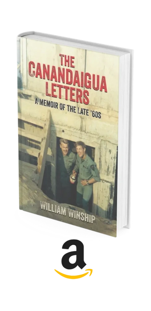 The Canandaigua Letters book cover with Amazon logo